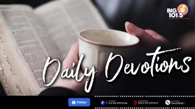 The Daily Radio Devotion | Monday Evening